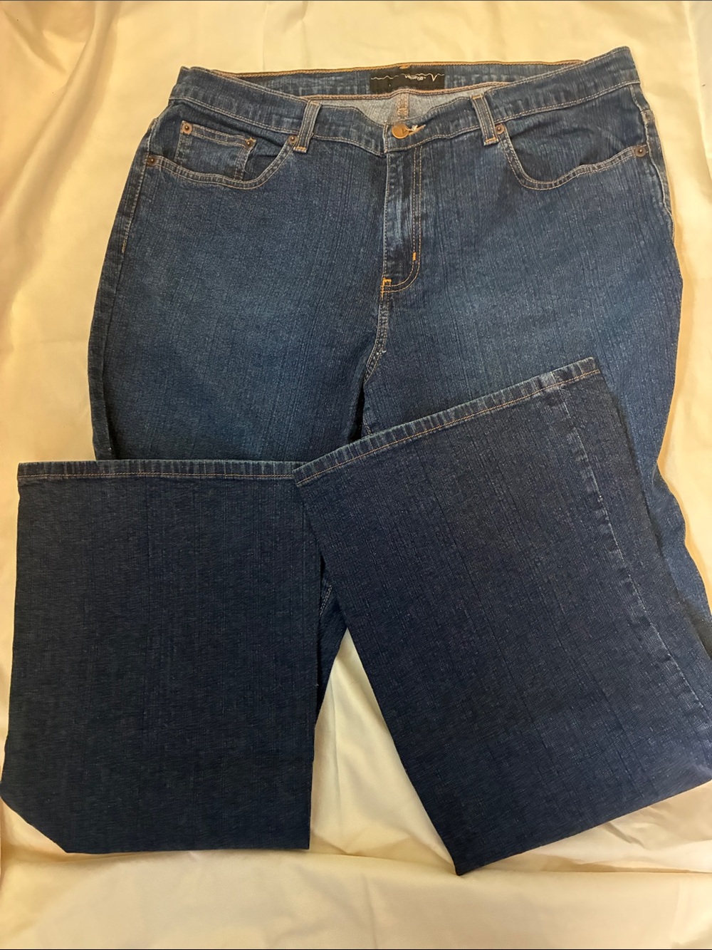 Venezia Women's Dark Blue Boot-Cut Jeans SZ 18